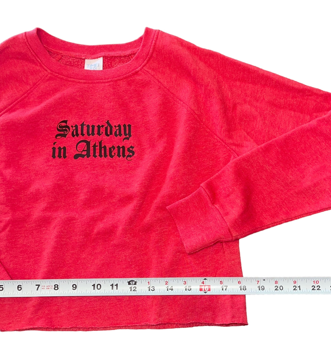 Saturday in Athens Cropped Crew (S)
