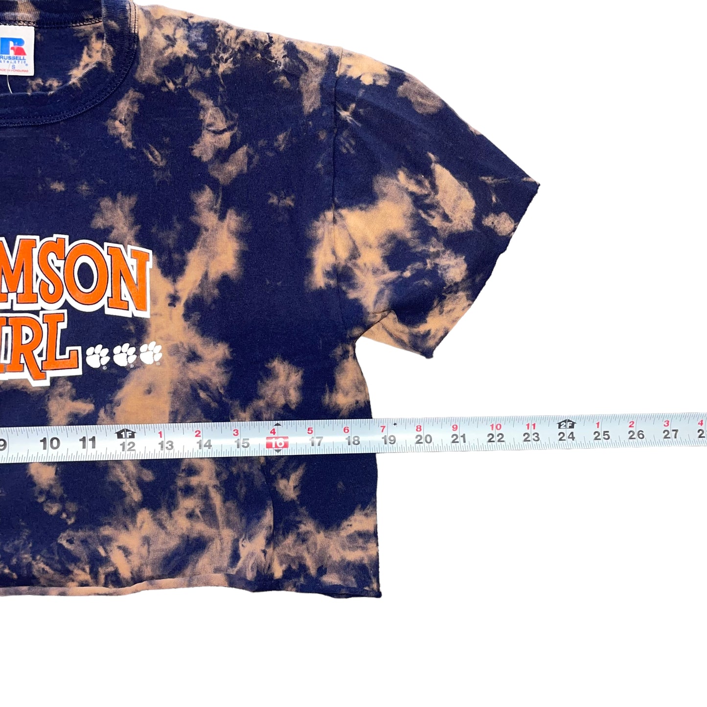 Clemson Girl Cropped Tee (S)