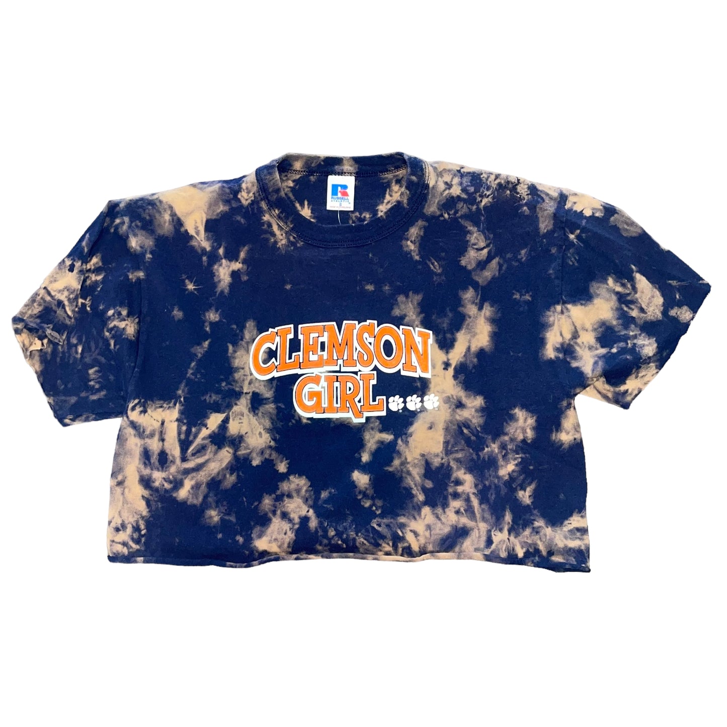 Clemson Girl Cropped Tee (S)
