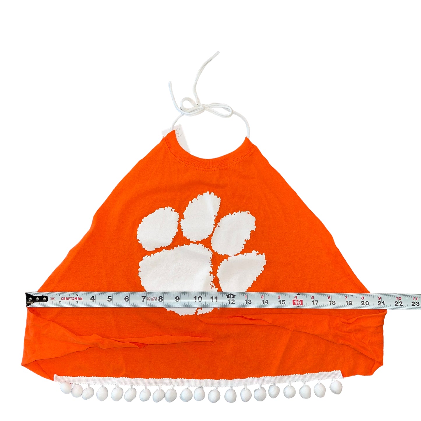 Clemson Puff Halter Top (OS)