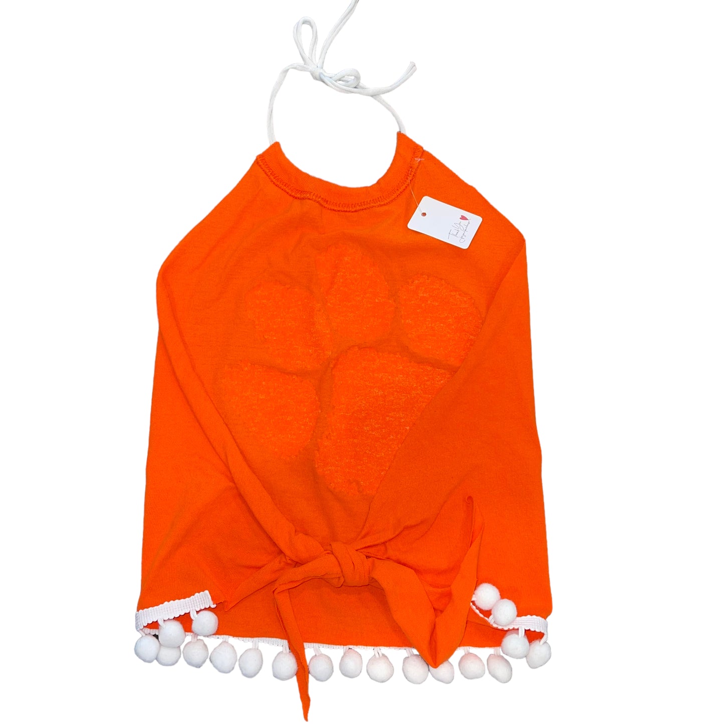 Clemson Puff Halter Top (OS)
