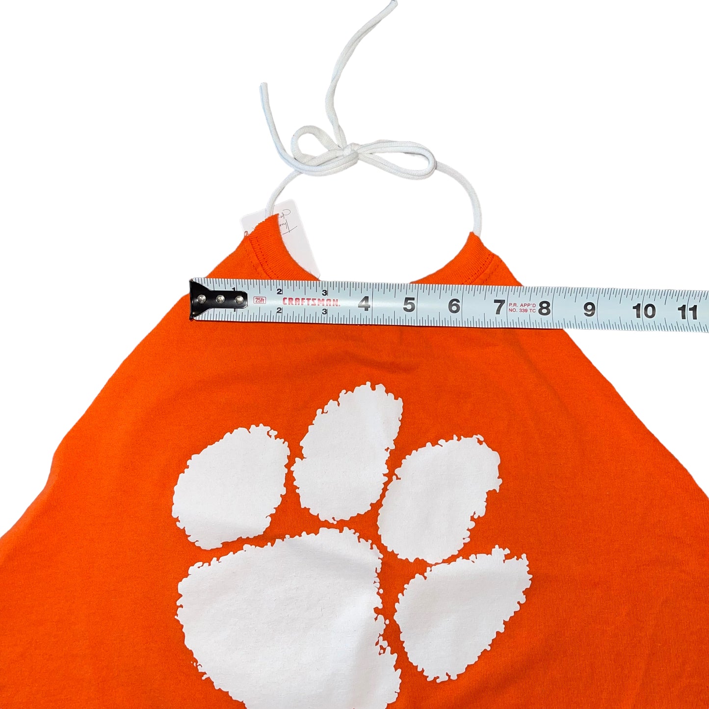 Clemson Puff Halter Top (OS)