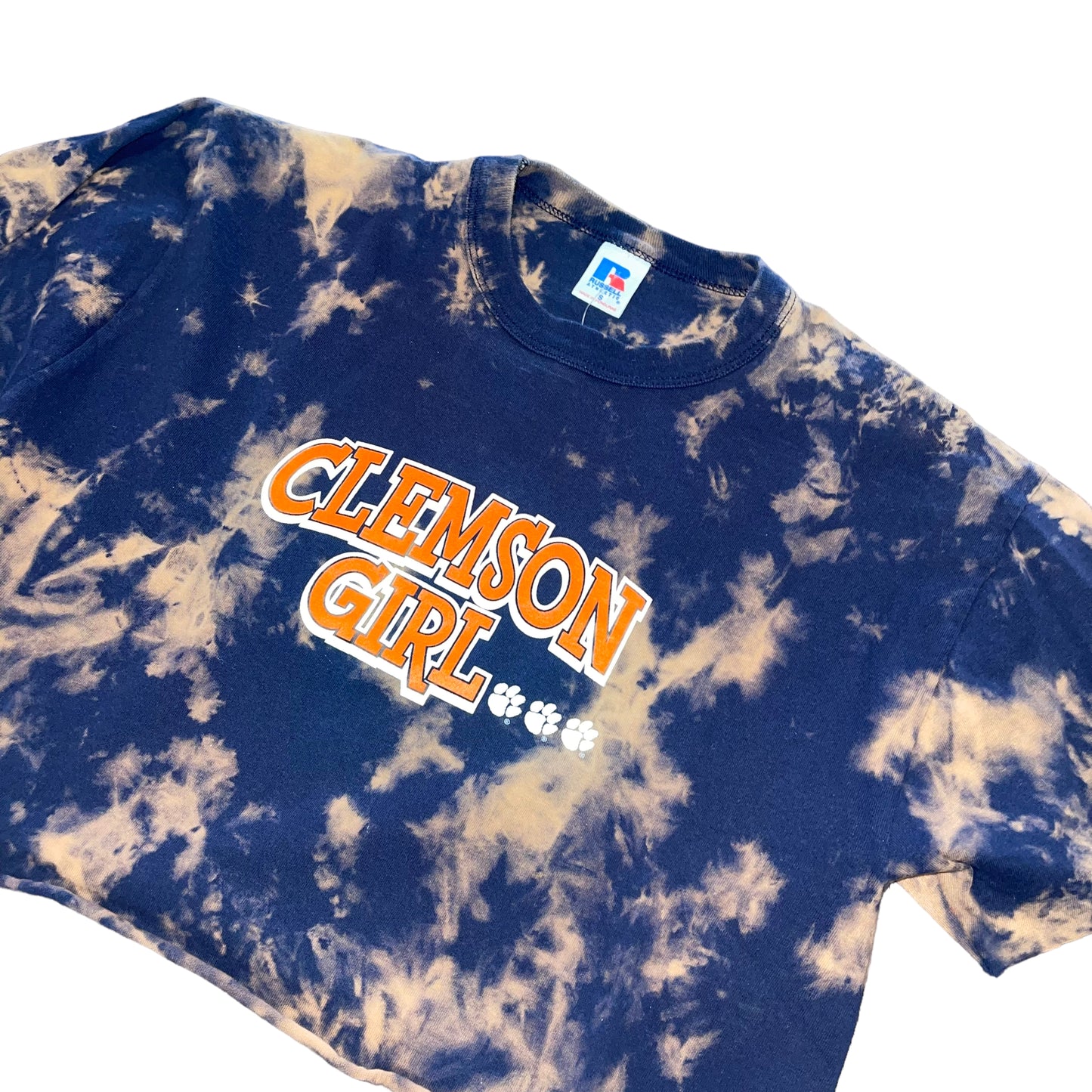Clemson Girl Cropped Tee (S)