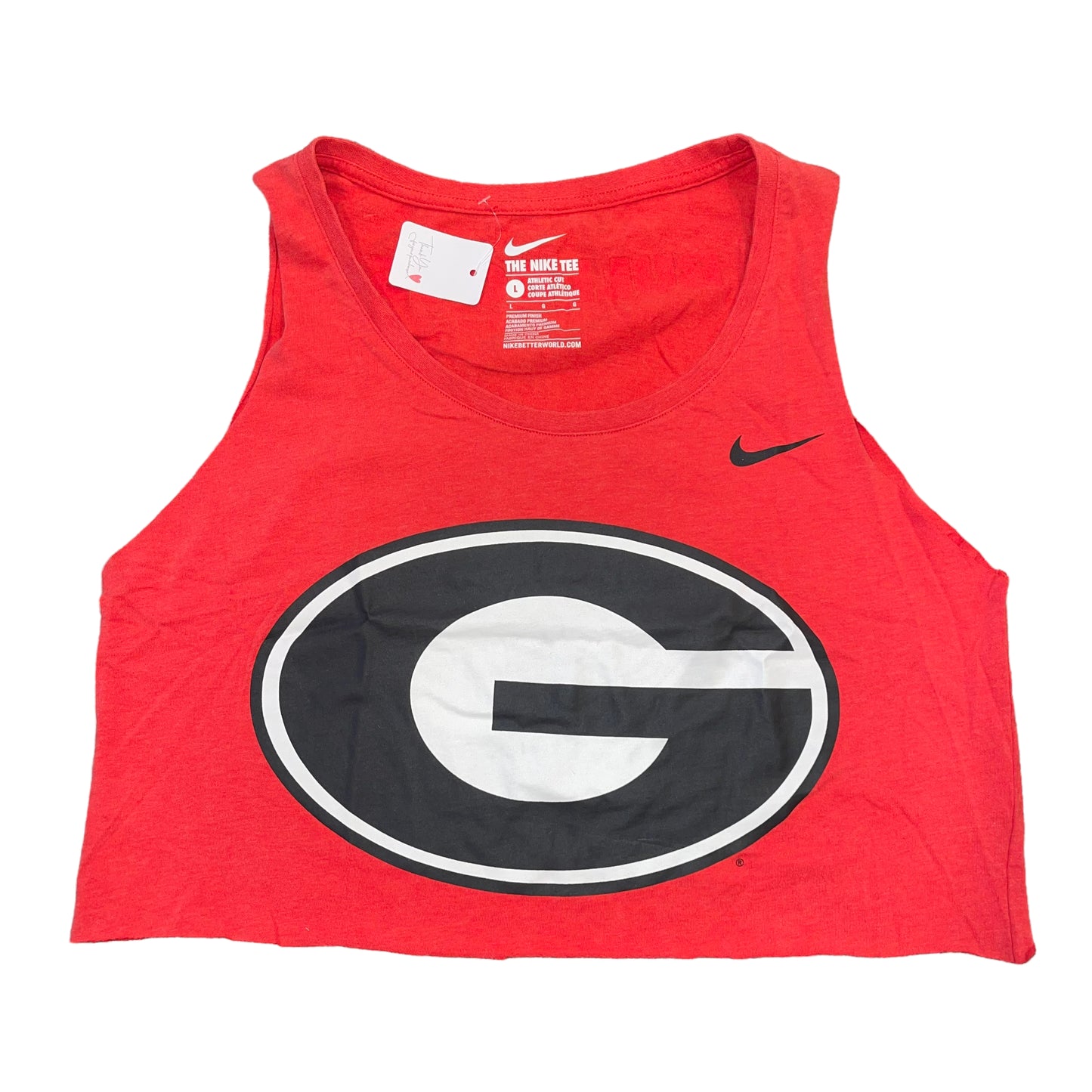Georgia Cropped Nike Tank (L)