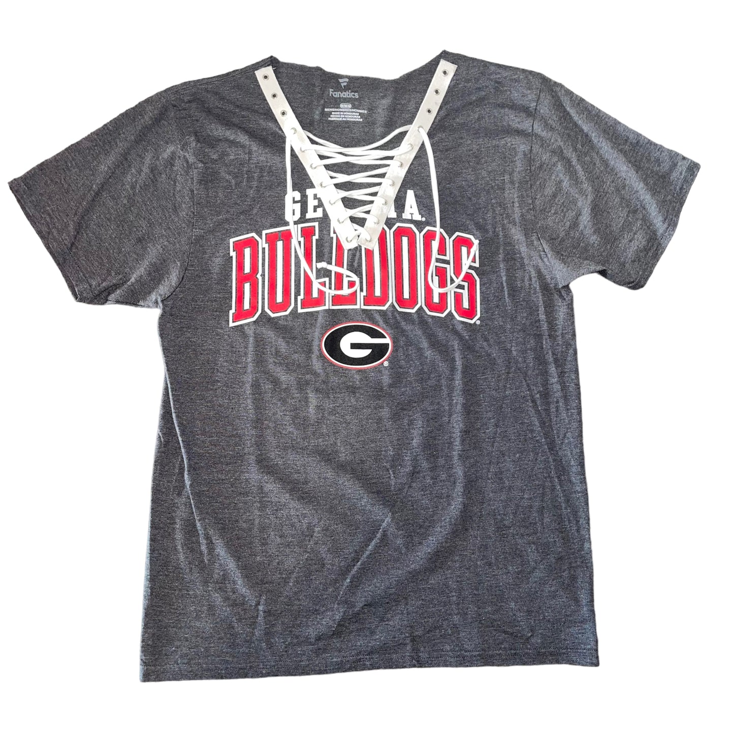 Georgia Lace Up V-Neck (M)