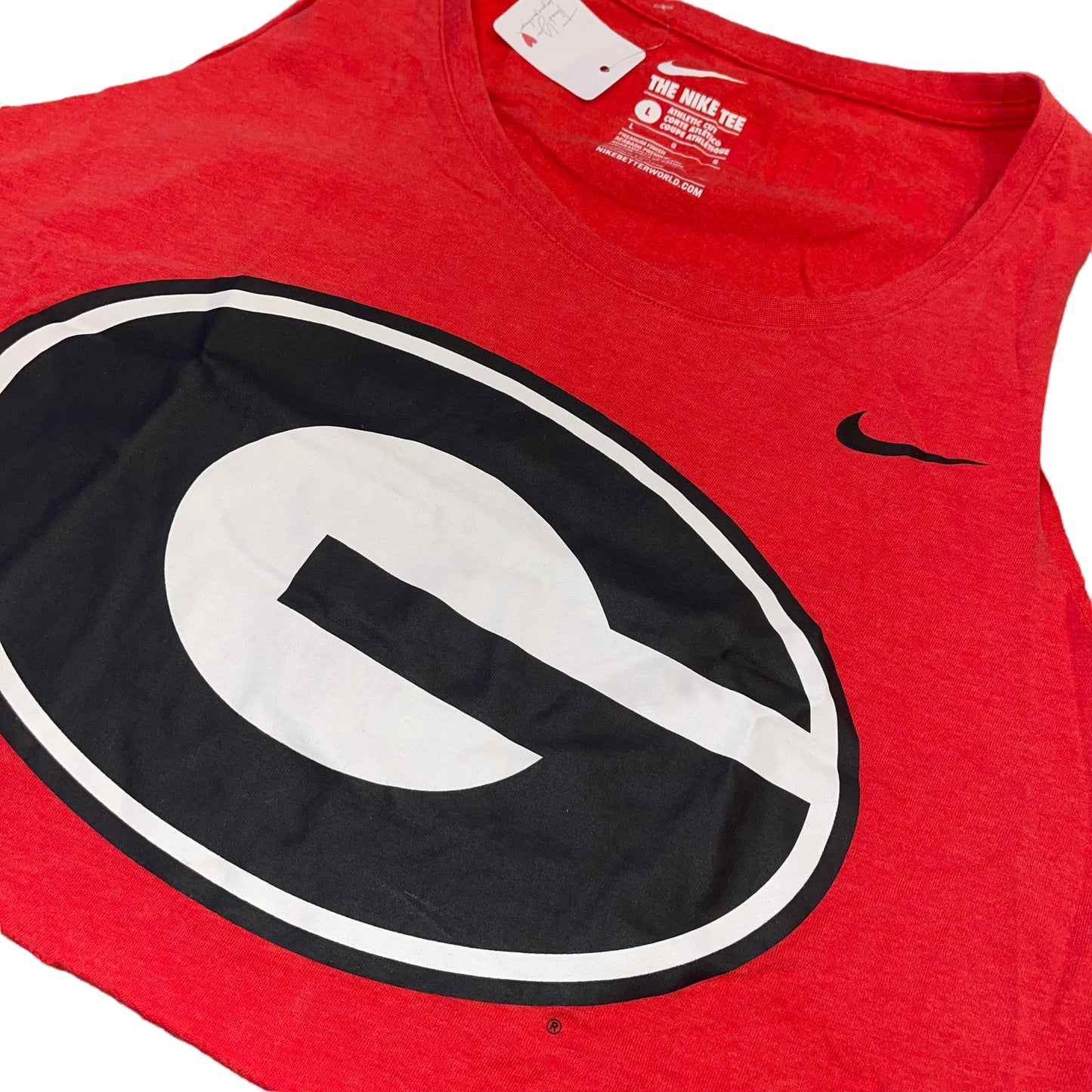 Georgia Cropped Nike Tank (L)