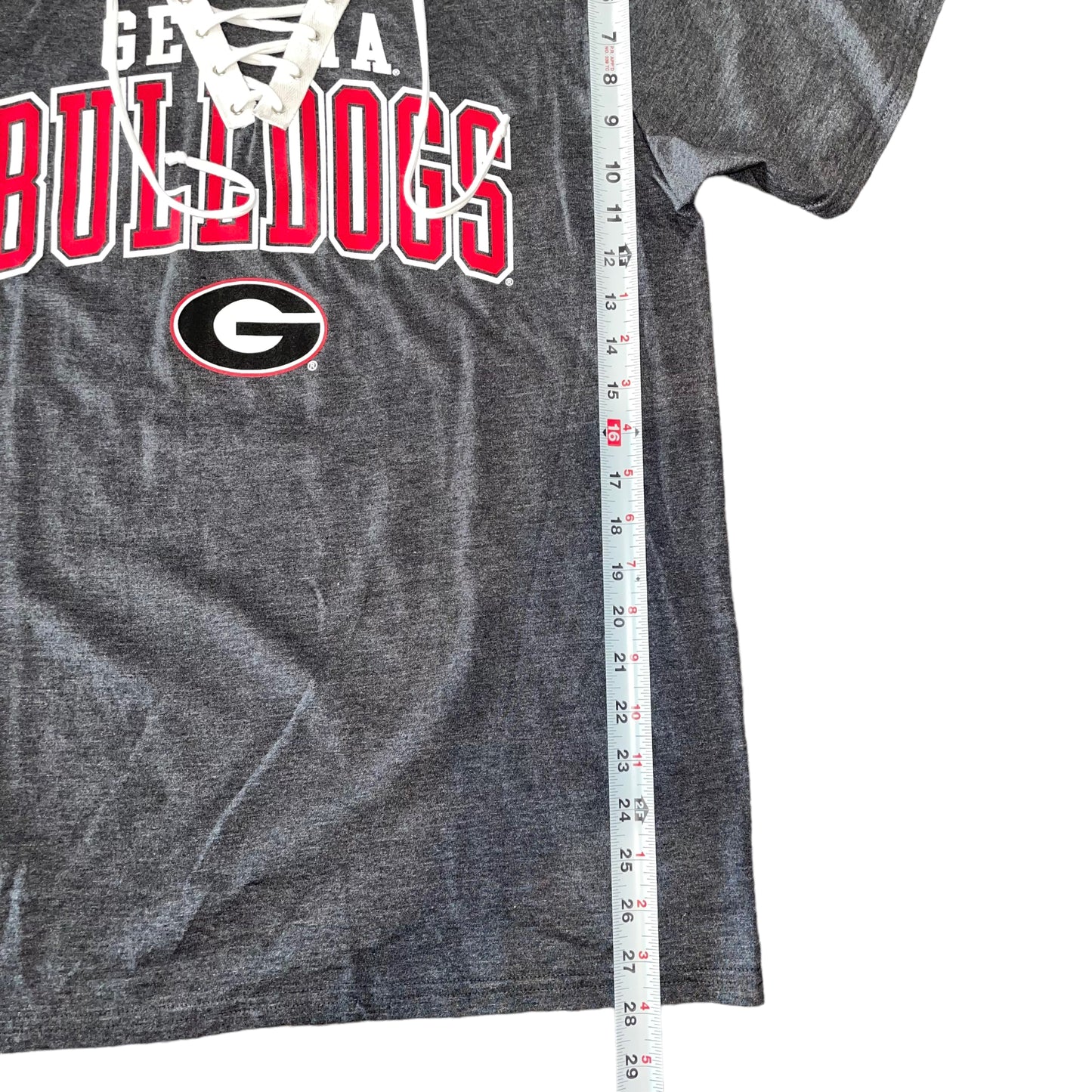 Georgia Lace Up V-Neck (M)