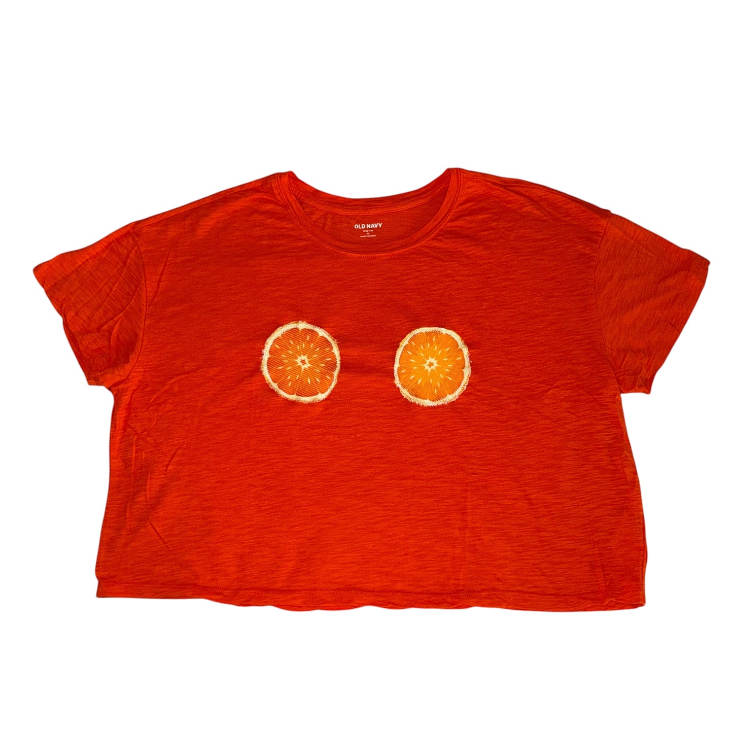 PRIDE - Double Orange Crop Tee (XL)