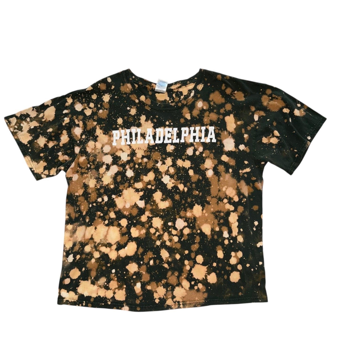 Philadelphia Eagles Green Splatter Bleach Tee (XL)