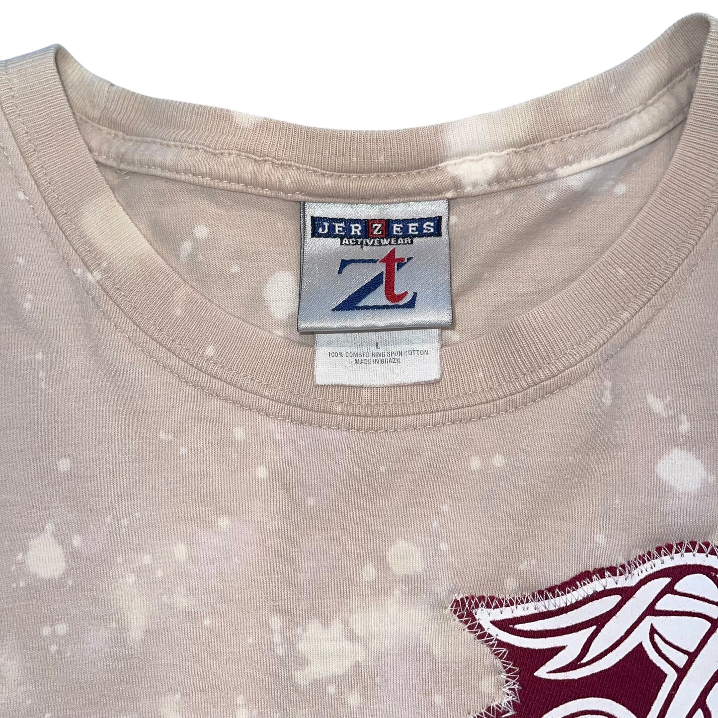 USC South Carolina Distressed Bleached Patchwork (L)