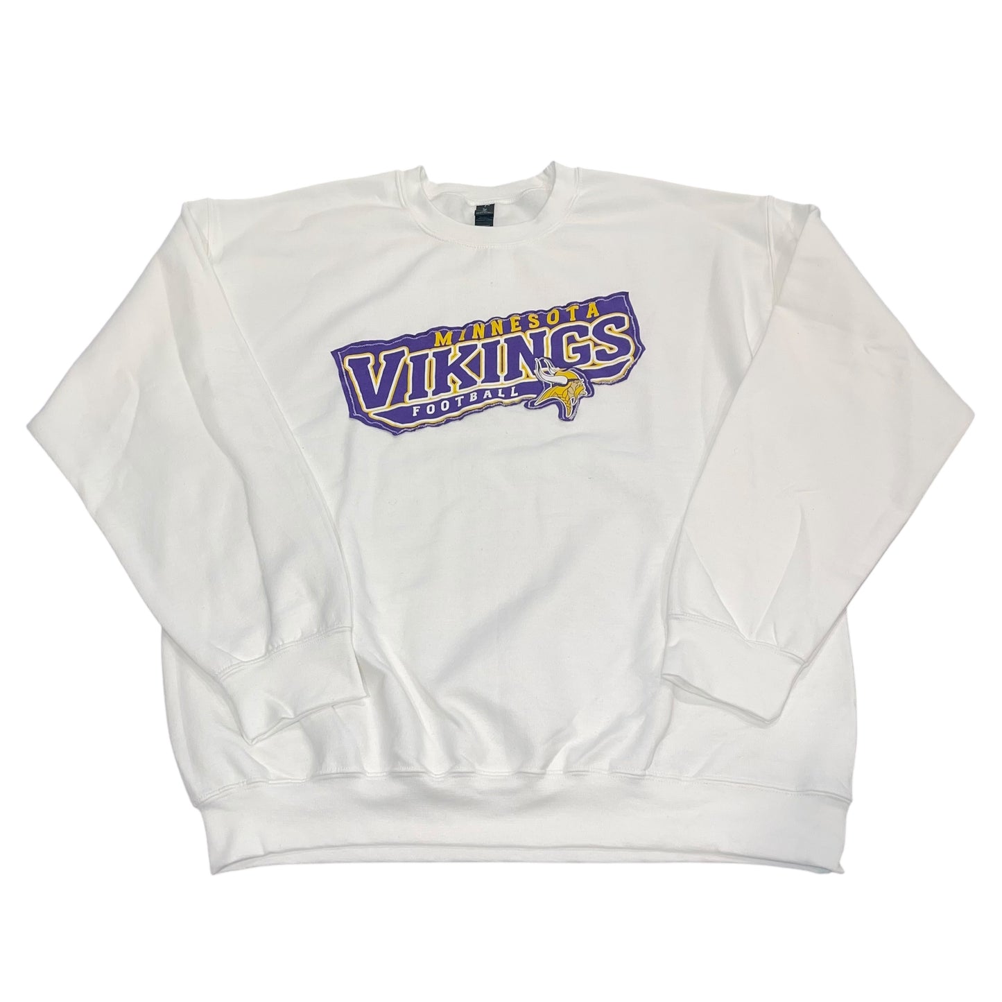 Minnesota Vikings Patchwork Sweatshirt (L)