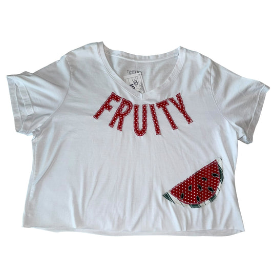 PRIDE-Fruity Watermelon White Top (XL/2XL)