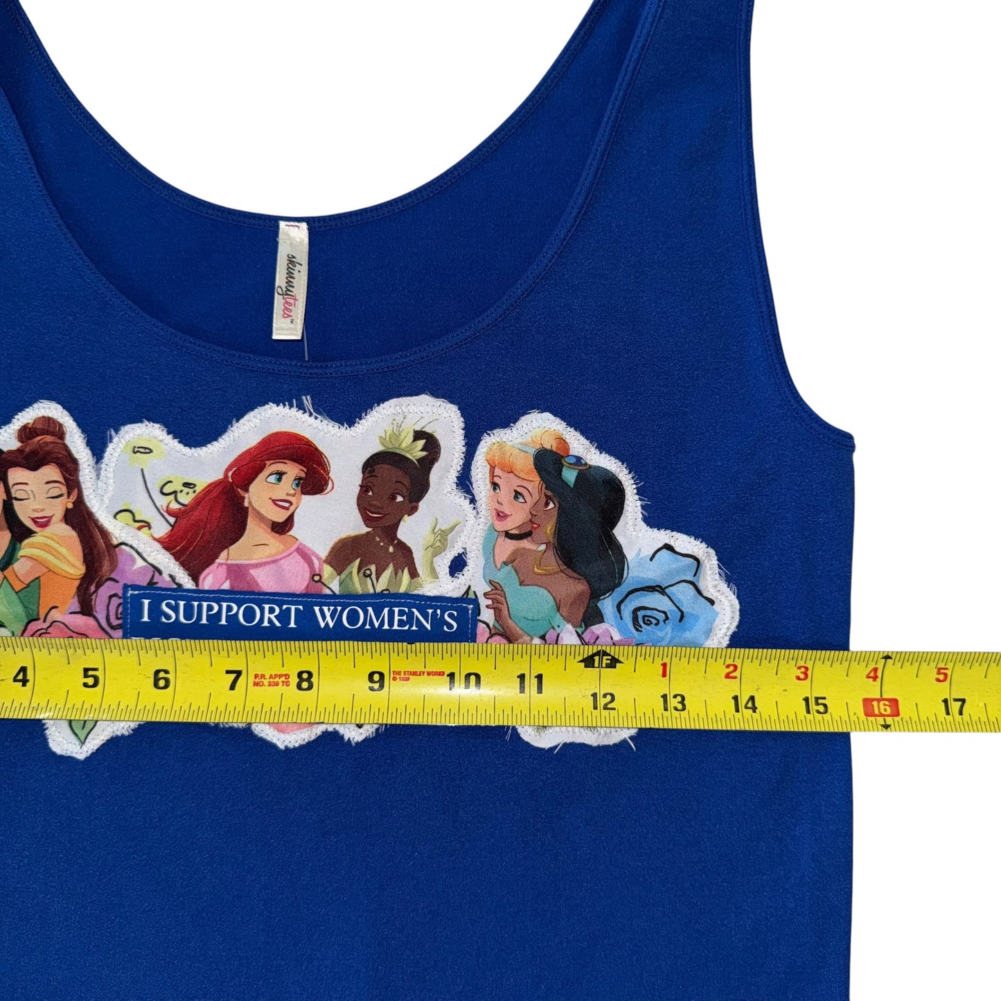 Just a Girl - Princess Besties Blue Tank (M/L)