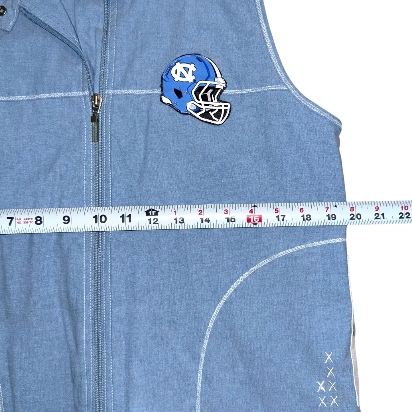 UNC North Carolina Upcycled Helmet Vest (M)