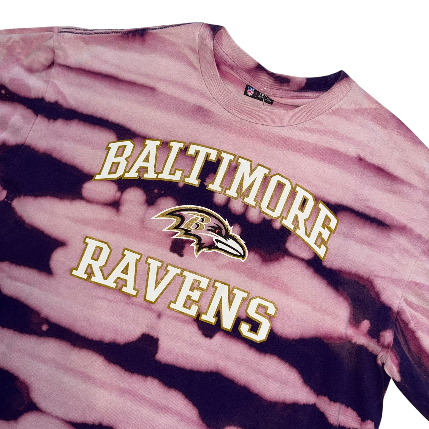 Baltimore ravens Striped Bleach (XL)