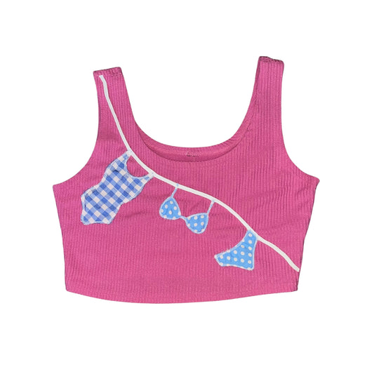 Earthbound - Hang Dry Pink Crop (M/L)