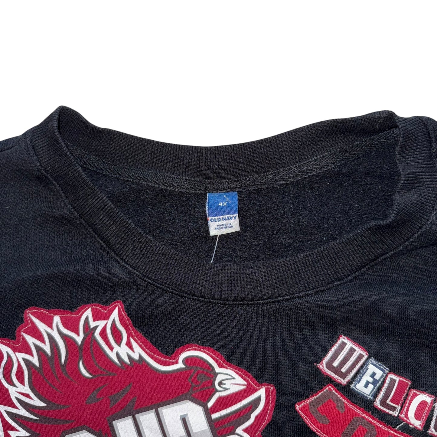USC South Caroline Upcycled Post Card Sweatshirt (2XL/3XL)