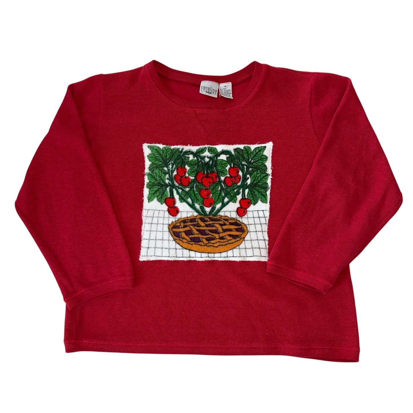 For The Girls, USA - Cherry Pie Red Pullover (M)