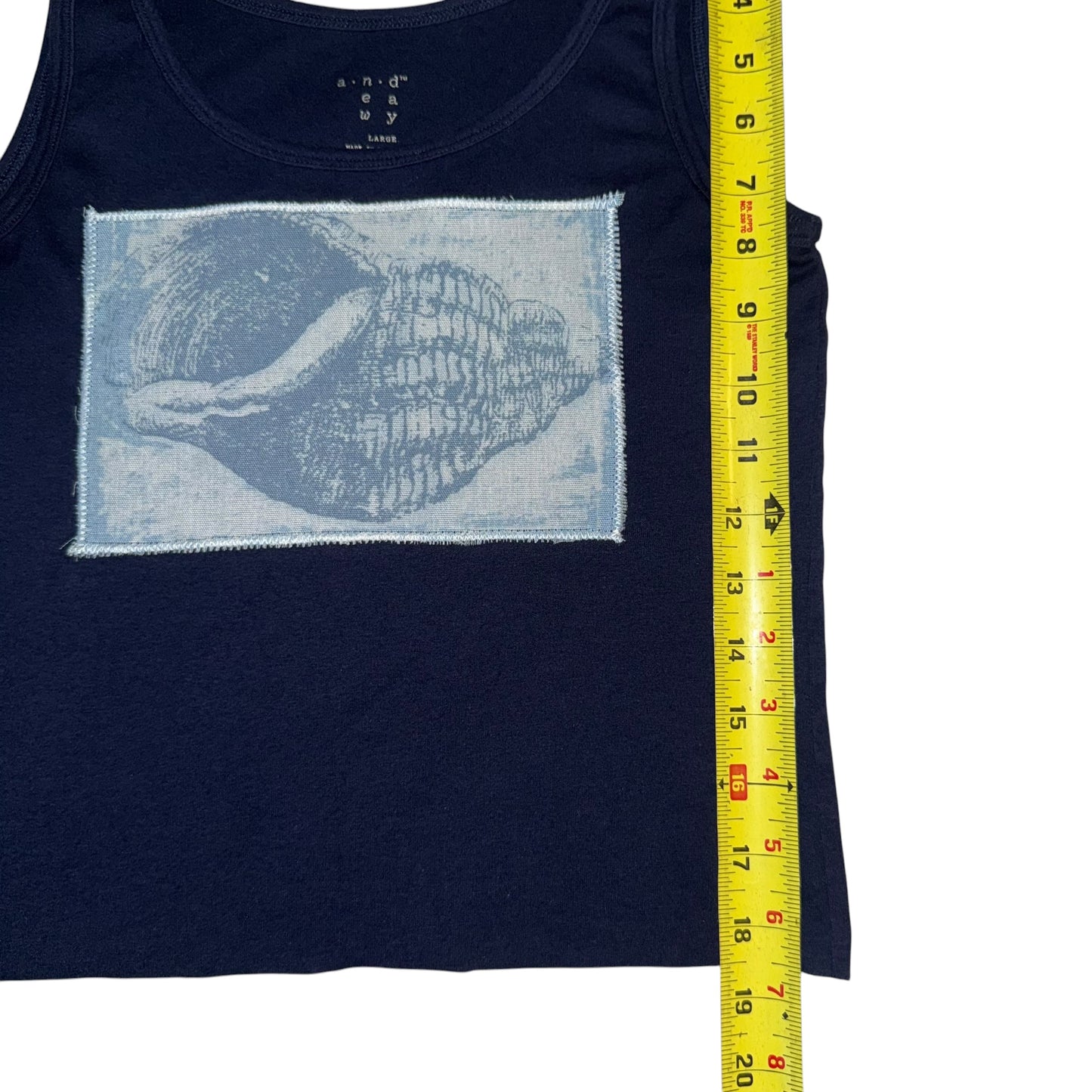 Earthbound - Sea Shell Blue Tank (L)