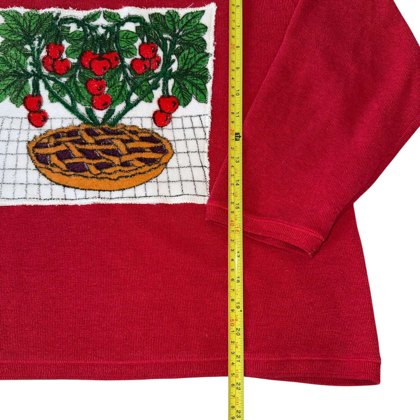 For The Girls, USA - Cherry Pie Red Pullover (M)