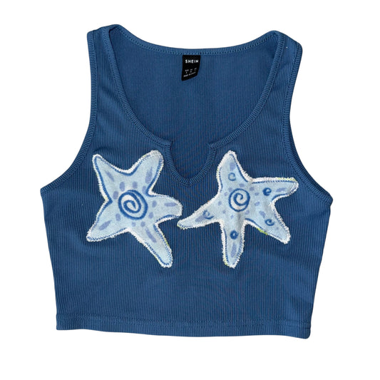 Earthbound - Double Star Fish Blue Tank (S)
