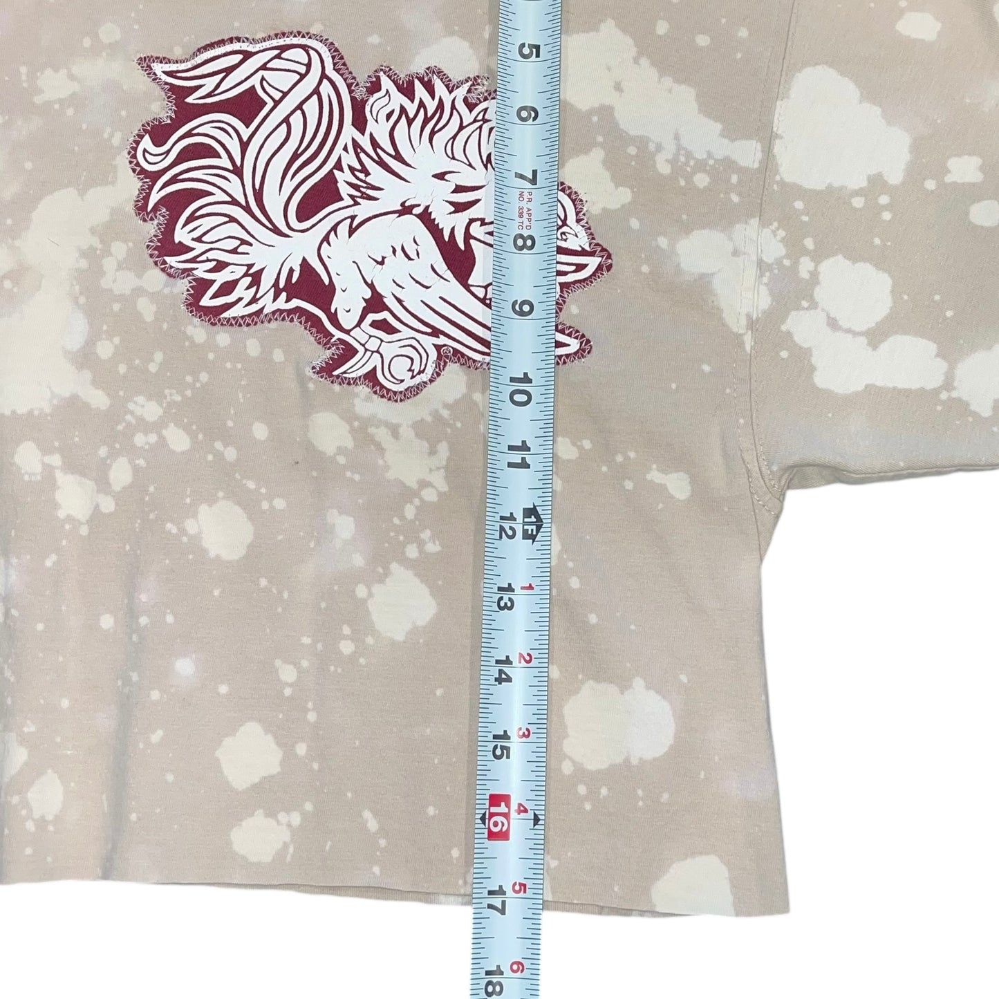 USC South Carolina Distressed Bleached Patchwork (L)