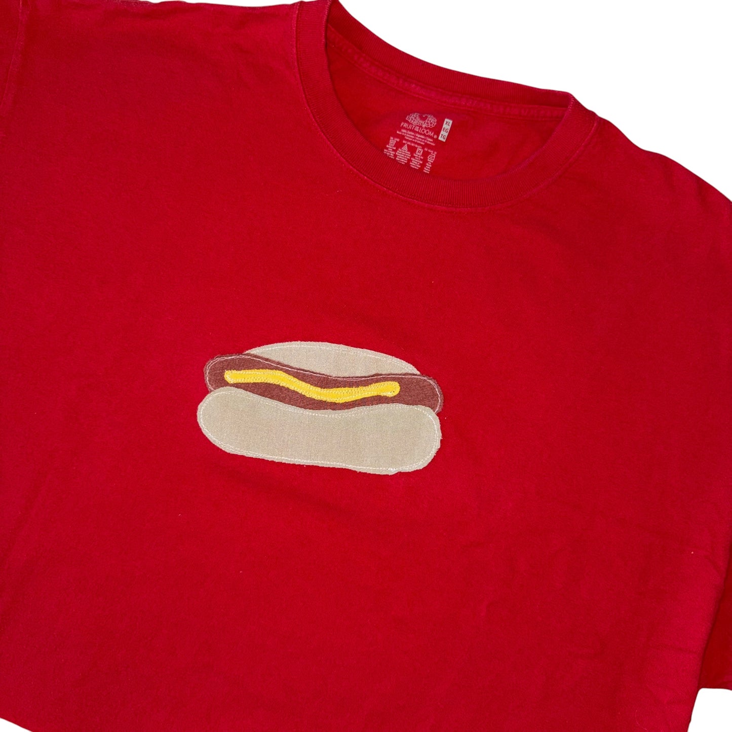 For The Girls, USA - Hot Dog Red Crop (XL)