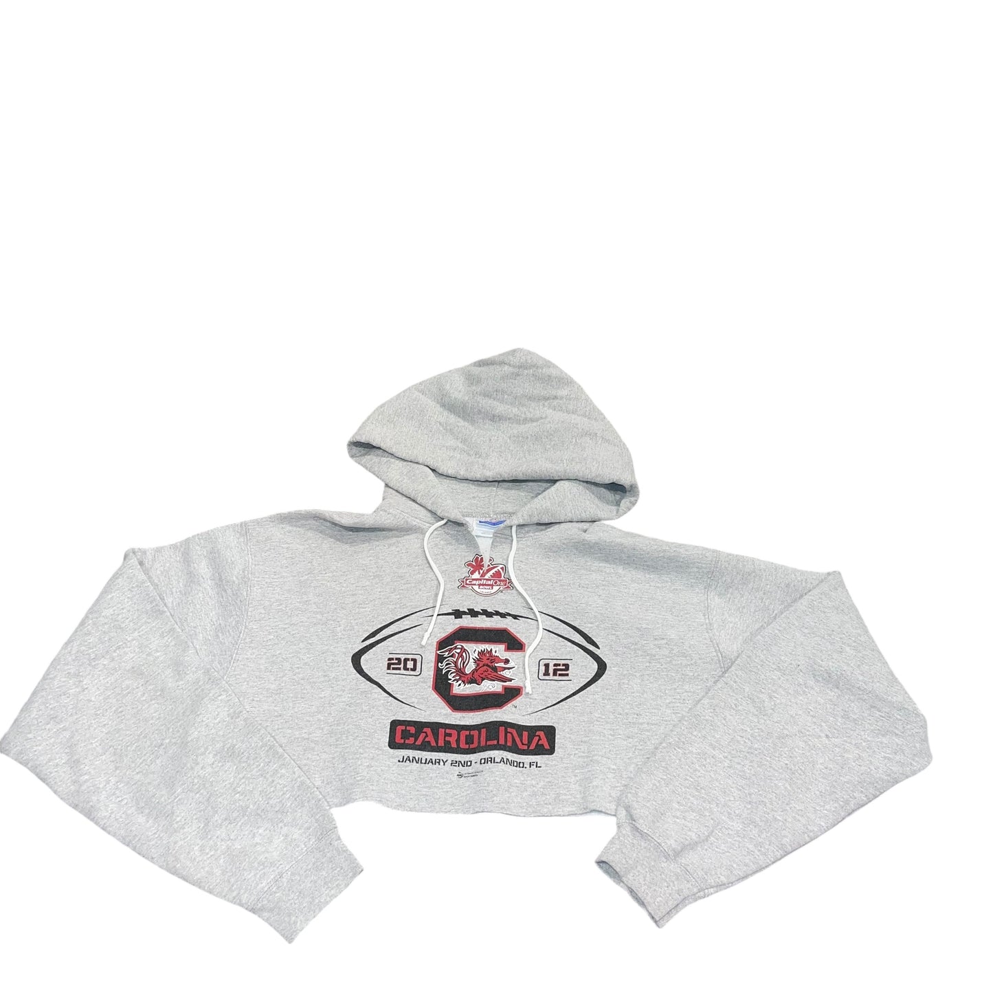 USC South Carolina 2012 Capital One Bowl Cropped Hoodie (L)