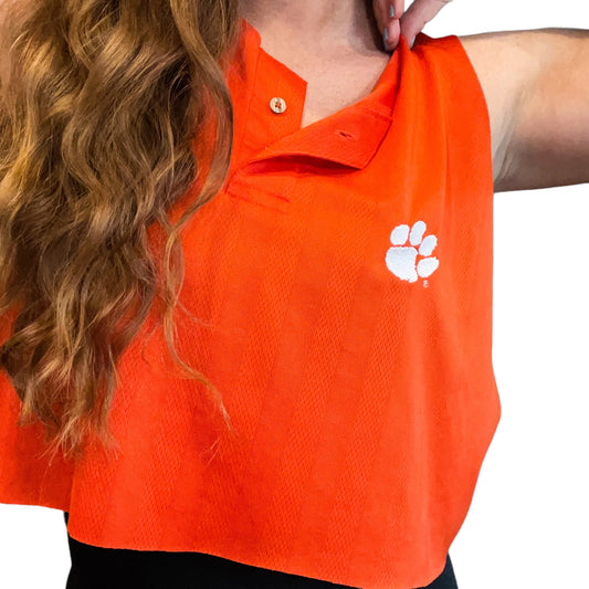 Clemson Cropped Tank (L)