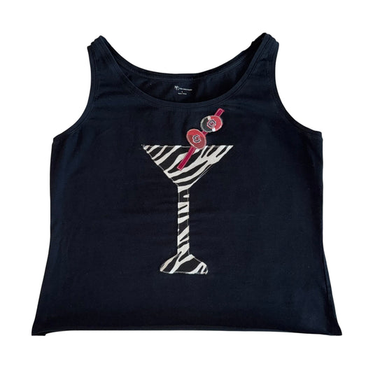 USC South Carolina Reworked Martini Black Tank (L)