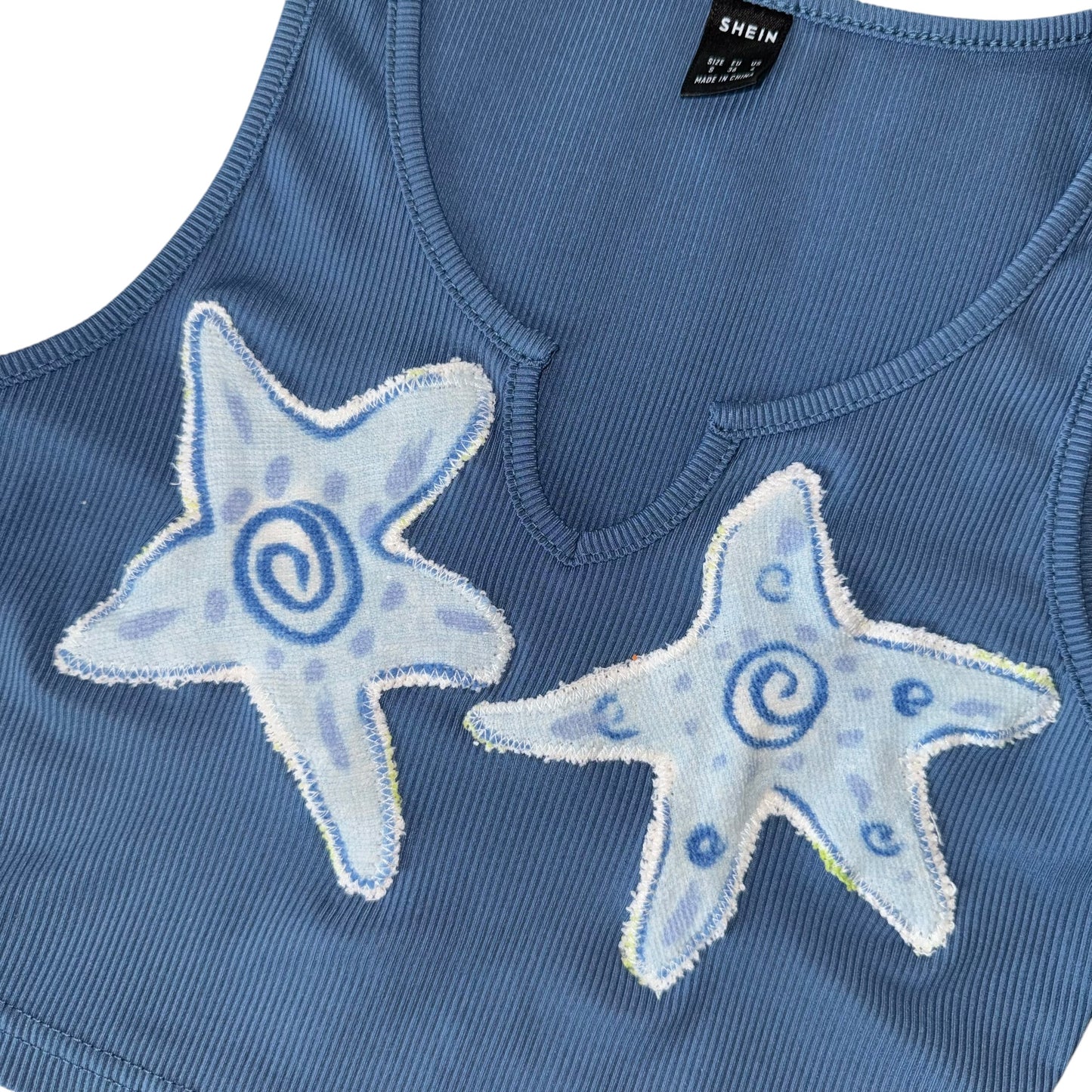 Earthbound - Double Star Fish Blue Tank (S)