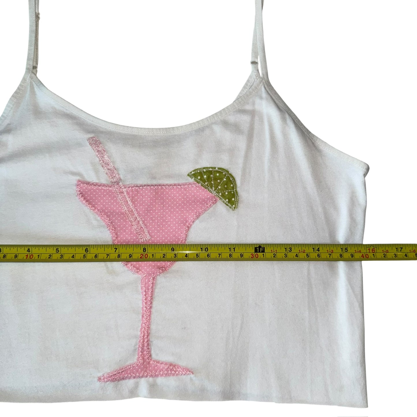 Just a Girl-Pink Martini Tank (M)