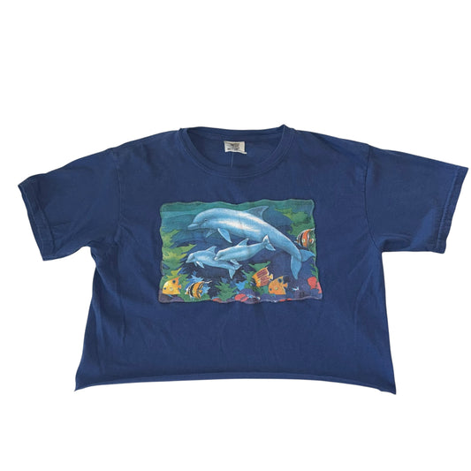 Earthbound - Reworked Vintage Dolphin Tee (S/M)