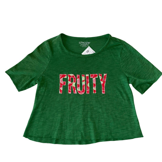 PRIDE- Fruity Watermelons Green Top (S)