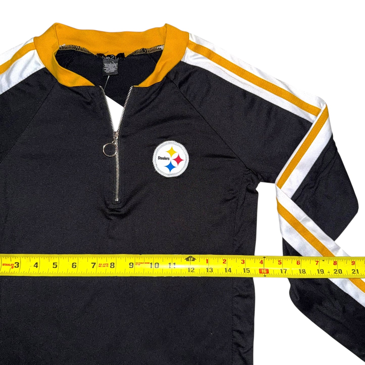 Pittsburgh Steelers Upcycled Zip Top (M/L)
