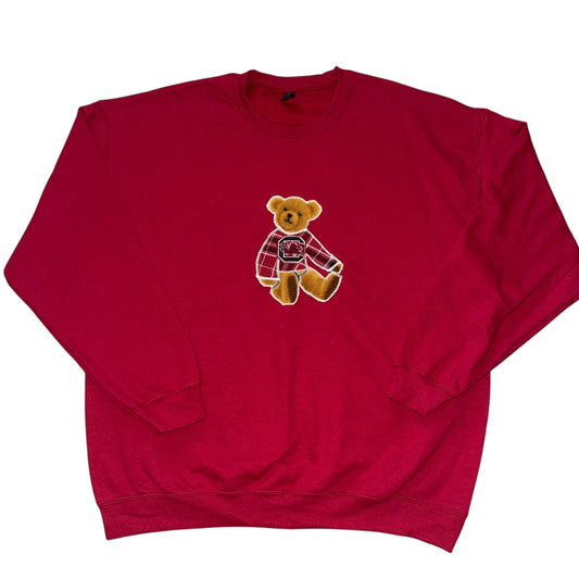 USC South Carolina Final Bear Plaid Sweater (XL)