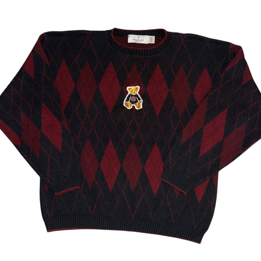 USC South Carolina Upcycled Argyle Bear (L)