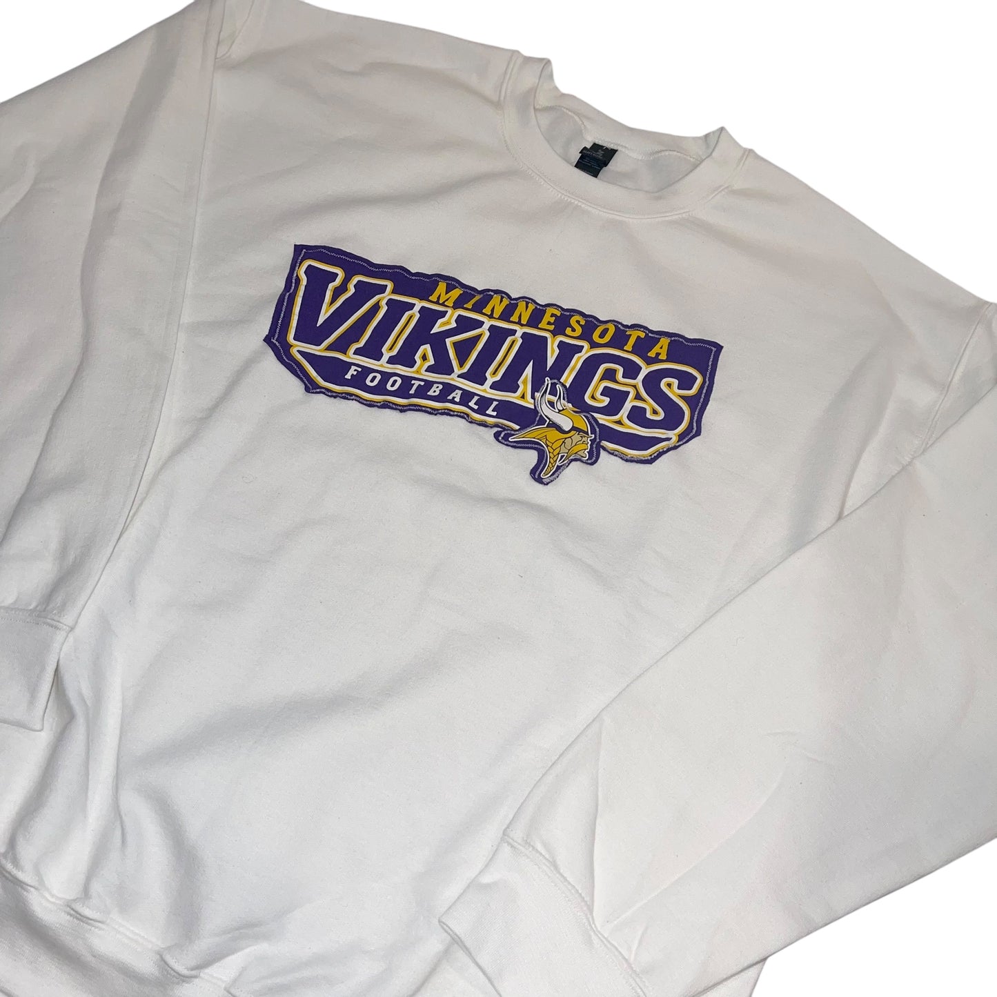 Minnesota Vikings Patchwork Sweatshirt (L)