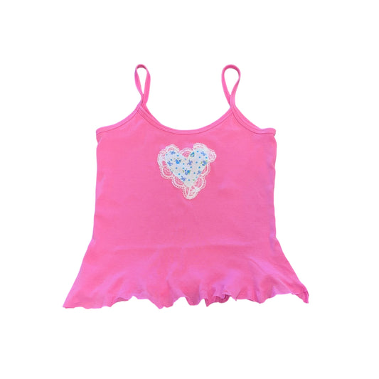 Valentines Lace Heart Tank (XS)