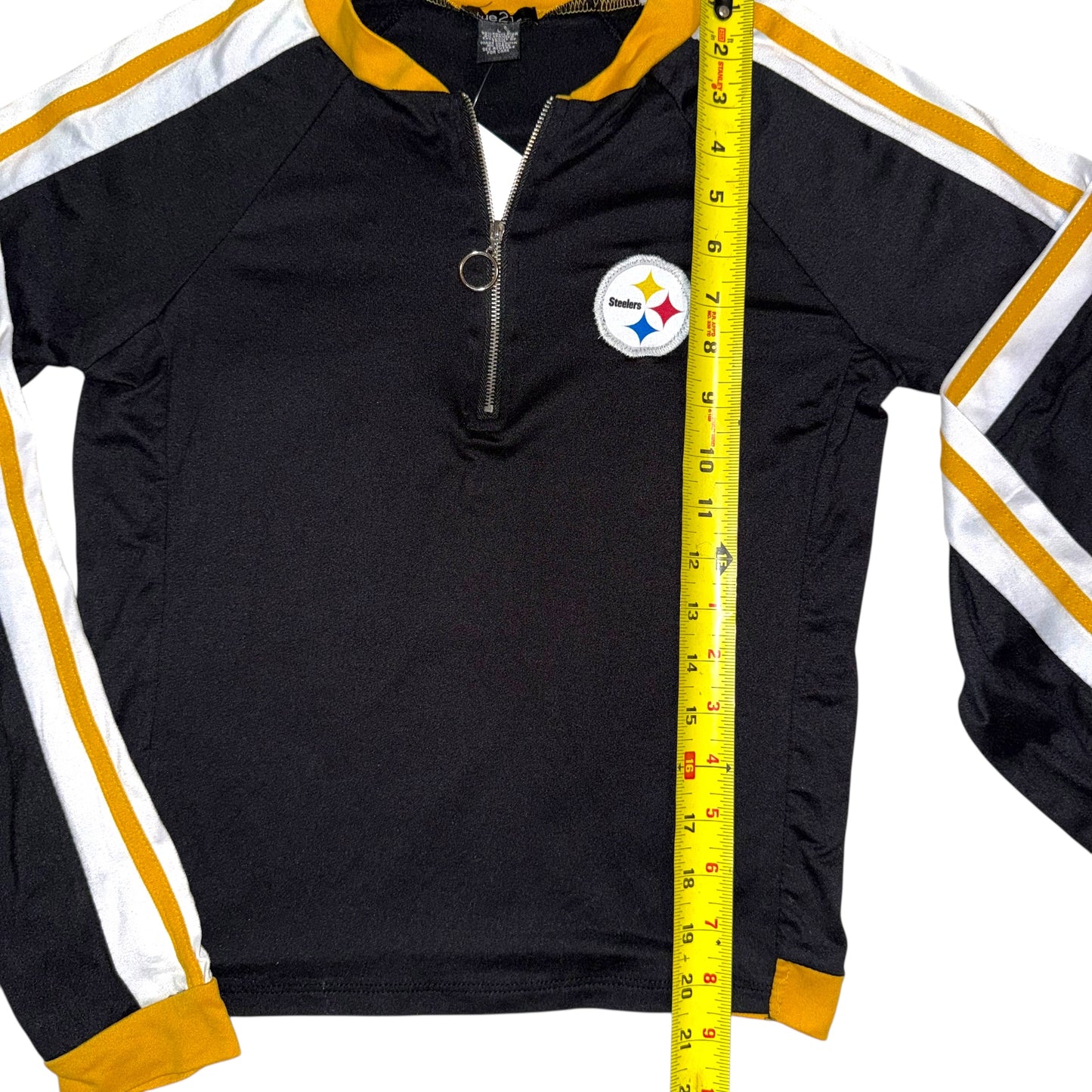 Pittsburgh Steelers Upcycled Zip Top (M/L)