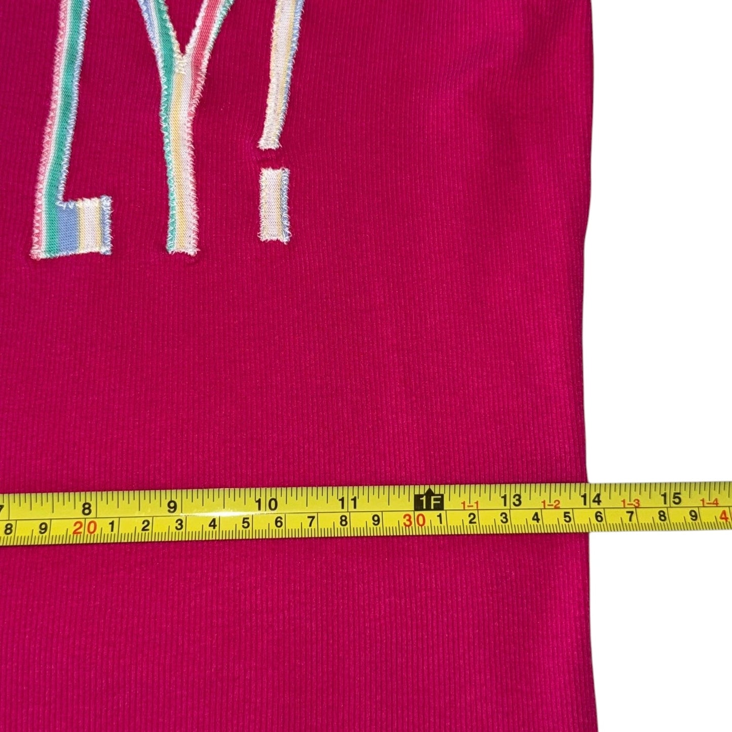PRIDE - Talk Valentina Pink Ribbed Tank (L)