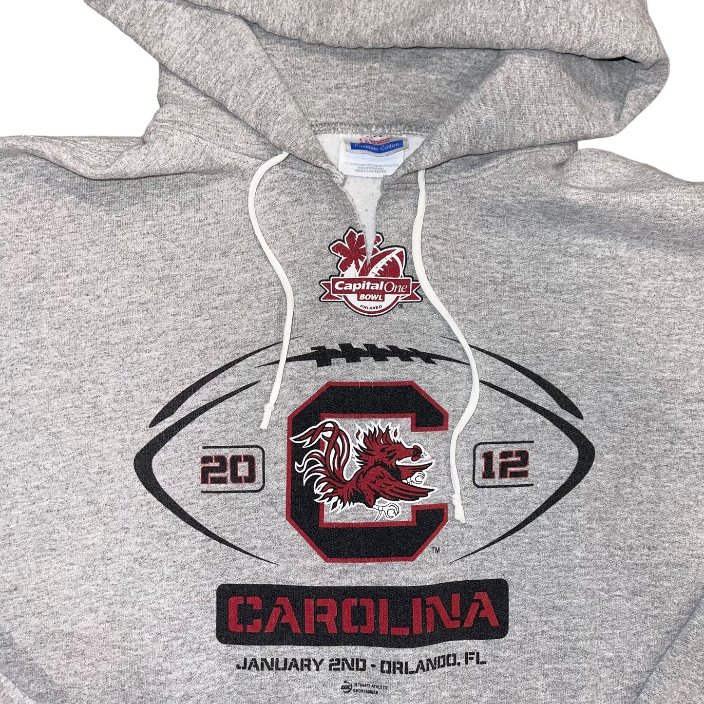 USC South Carolina 2012 Capital One Bowl Cropped Hoodie (L)