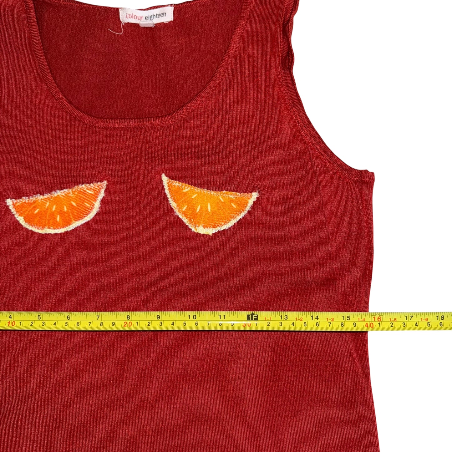 PRIDE - Double Orange Slice tank (S)