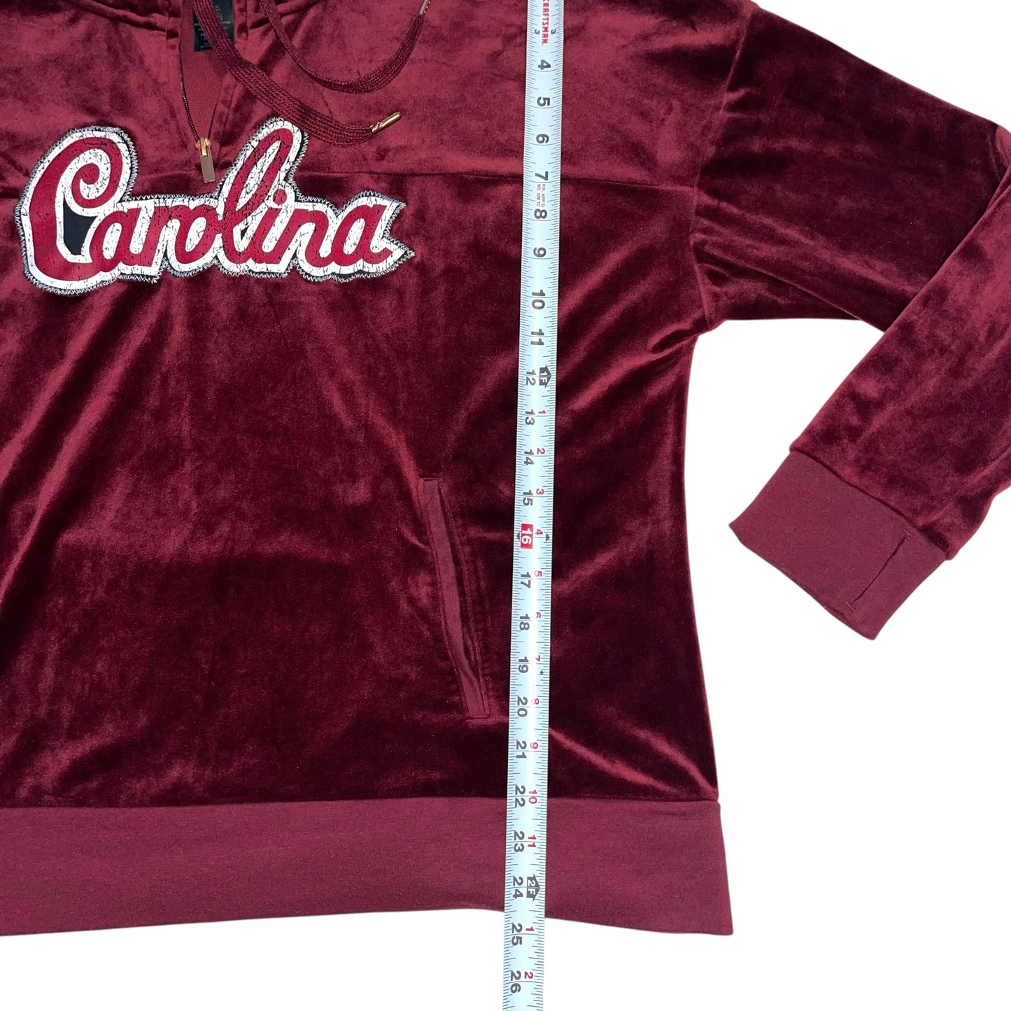 USC South Carolina Re-worked Velour Zip (XL)
