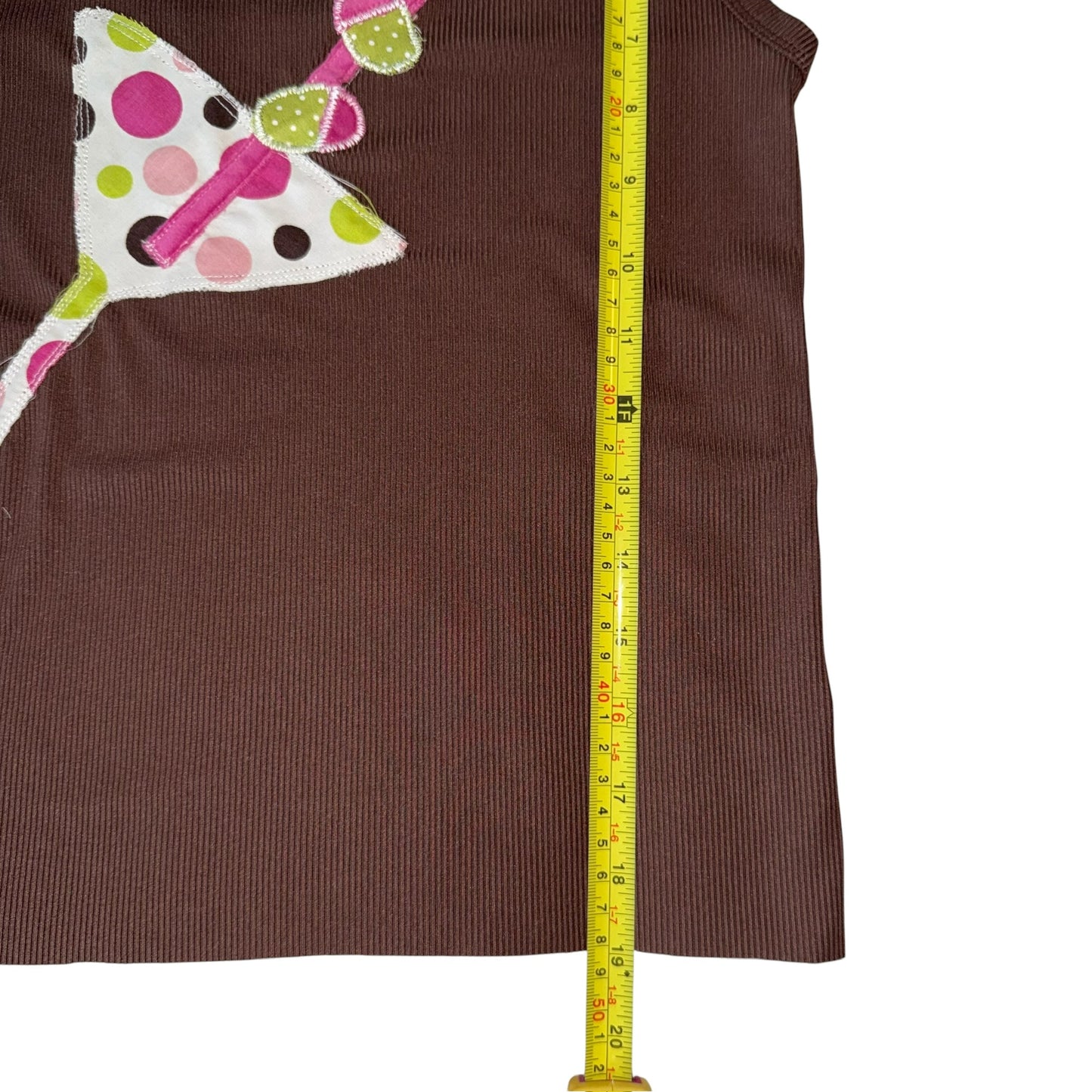 Just a Girl-Y2K Martini Brown (XS)