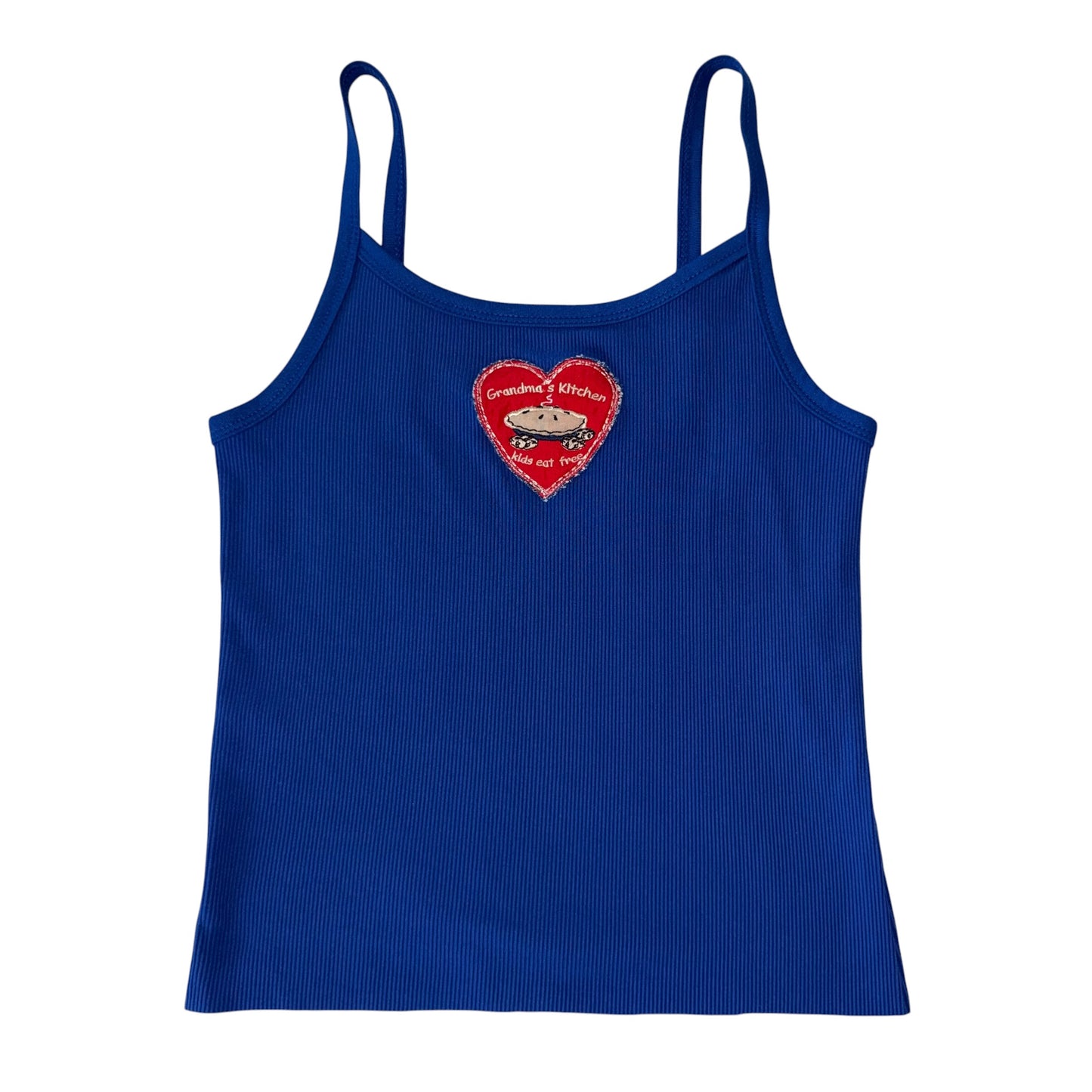 For The Girls, USA - Grandma’s Kitchen Blue Tank (S)