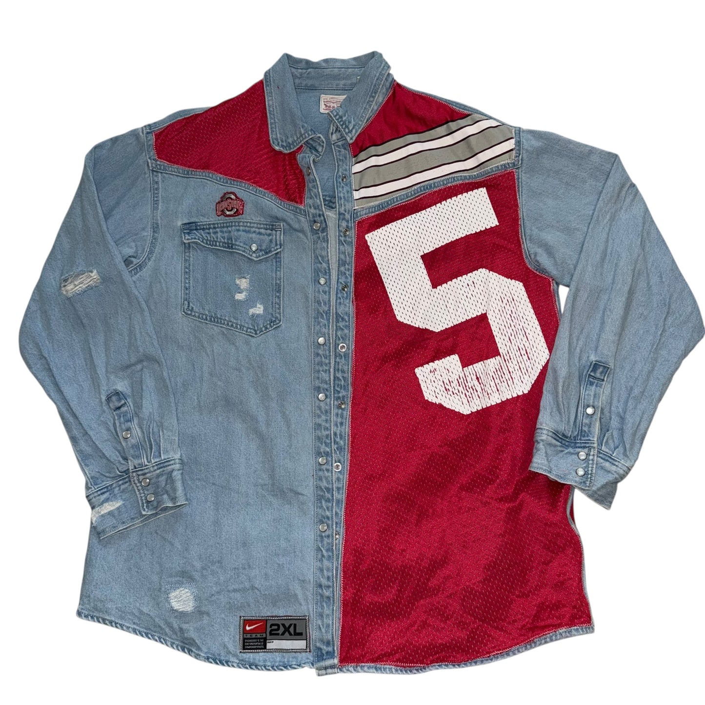 Ohio State Reworked Jersey Jacket (M/L)