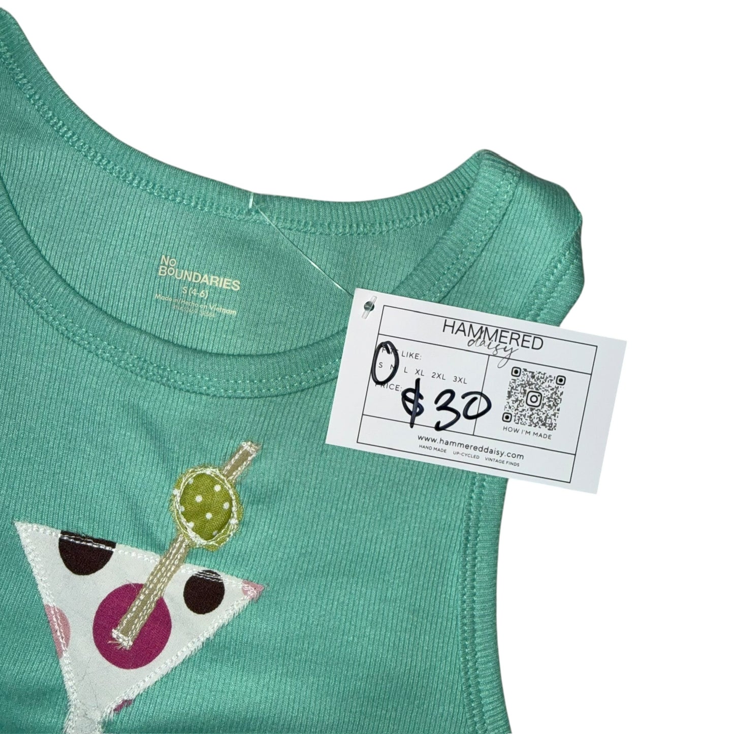 Just a Girl- Mini Y2K Martini Tank