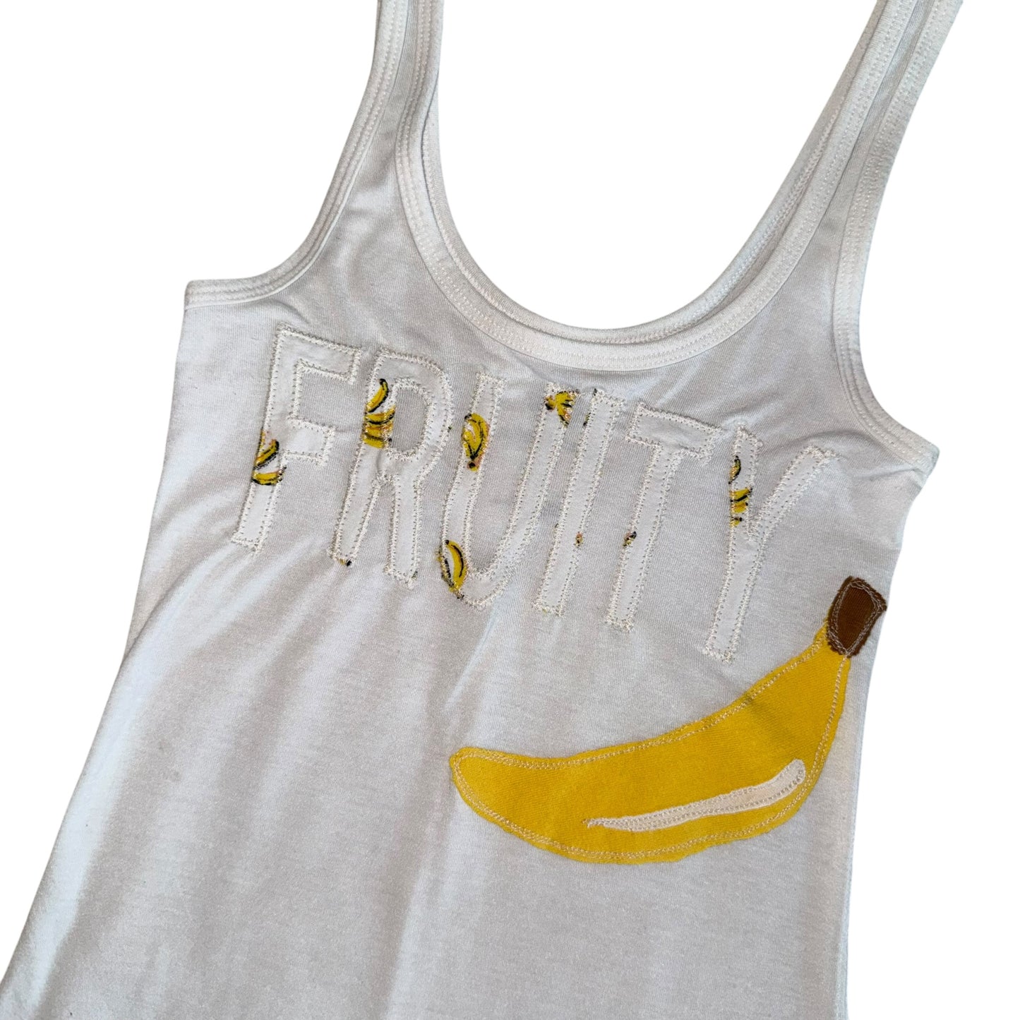 PRIDE - Fruity Banana White Tank (XS)
