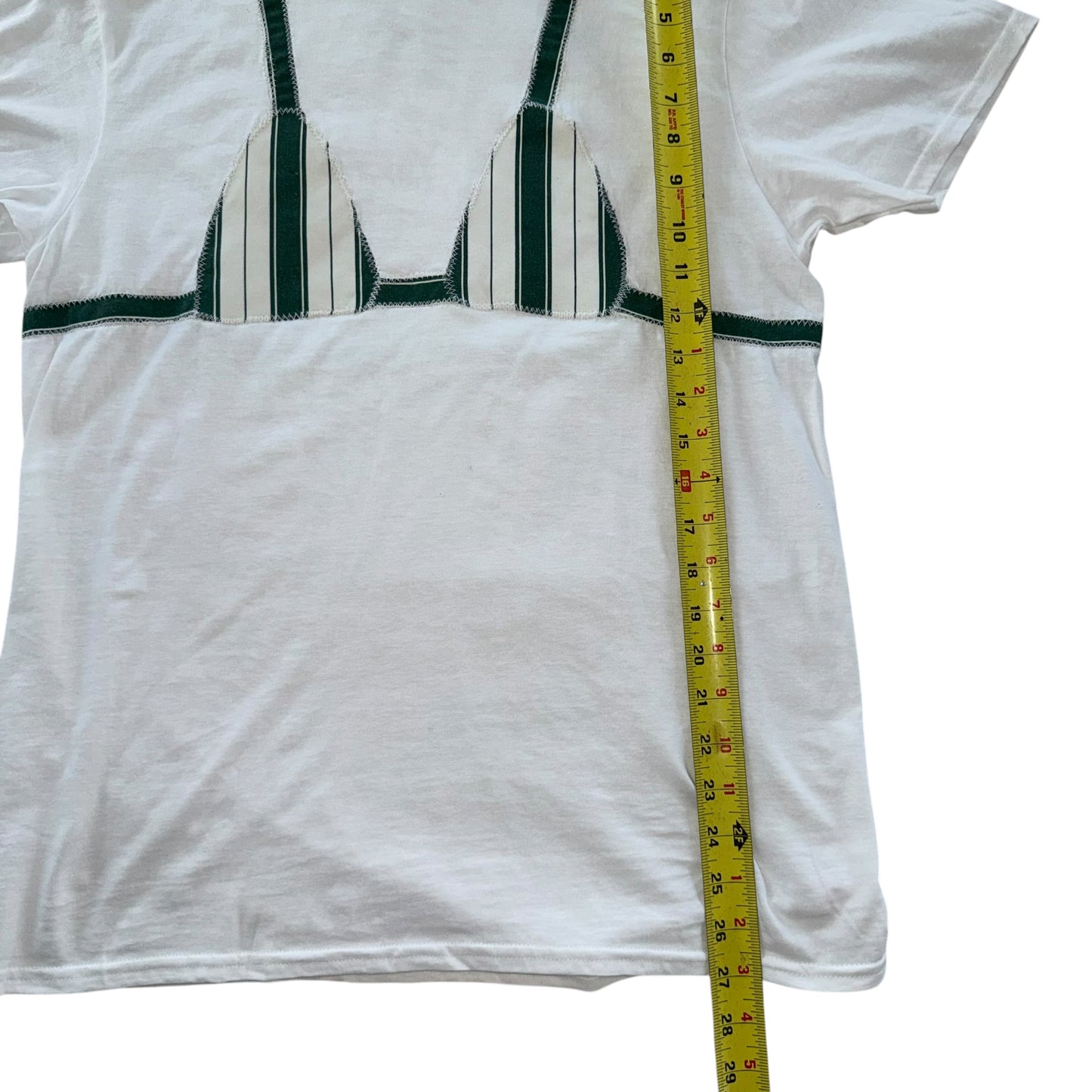 Earthbound - Green Stripes Bikini Tee (M)
